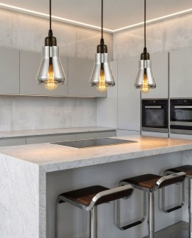 LAMPA WISZĄCA NOWOCZESNA SZKLANA BONIO LUMINA DECO