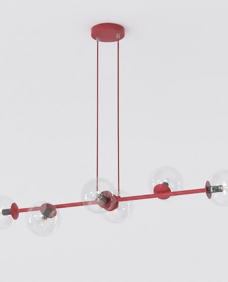 MAGNUS 6 BURGUNDY TRANSPARENT