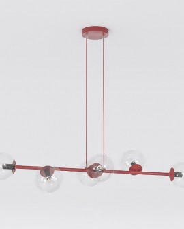 MAGNUS 6 BURGUNDY TRANSPARENT