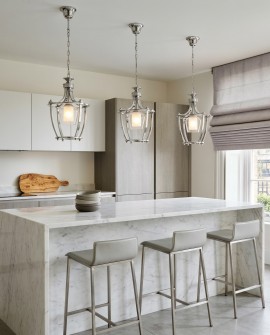 LAMPA WISZĄCA NOWOCZESNA LOFT CHROMOWANA BROOKLYN L1 LUMINA DECO