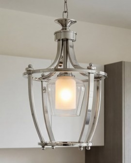 LAMPA WISZĄCA NOWOCZESNA LOFT CHROMOWANA BROOKLYN L1 LUMINA DECO