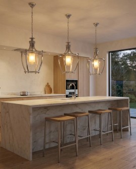 LAMPA WISZĄCA NOWOCZESNA LOFT CHROMOWANA BROOKLYN L1 LUMINA DECO