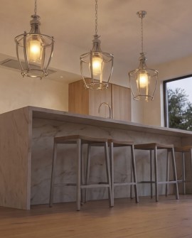 LAMPA WISZĄCA NOWOCZESNA LOFT CHROMOWANA BROOKLYN L1 LUMINA DECO