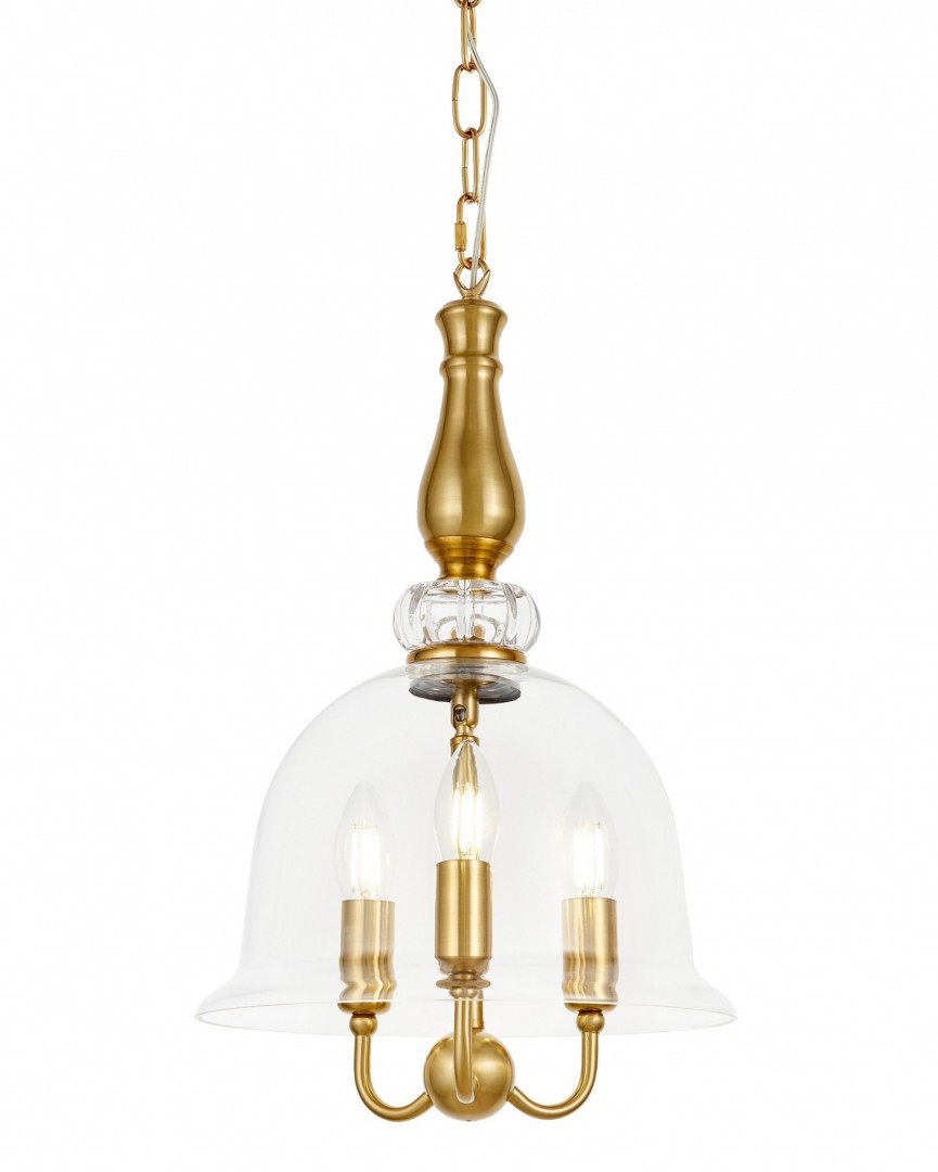 NOWOCZESNA LAMPA WISZĄCA ZŁOTO SZCZOTKOWANE MILEO W3 LUMINA DECO