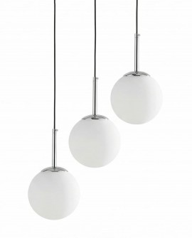 NOWOCZESNA POTRÓJNA LAMPA CHROMOWANA FREDICA W3