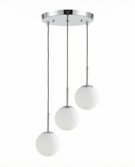 NOWOCZESNA POTRÓJNA LAMPA CHROMOWANA FREDICA W3