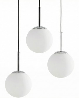 NOWOCZESNA POTRÓJNA LAMPA CHROMOWANA FREDICA W3