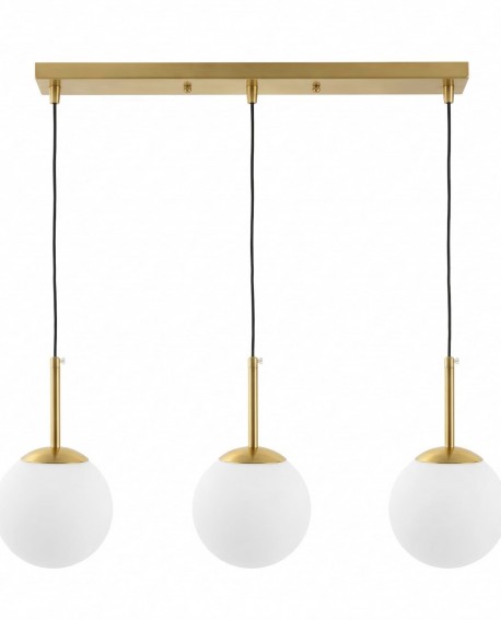 NOWOCZESNA POTRÓJNA LAMPA MOSIĘŻNA FREDICA W3 PRO