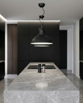 NOWOCZESNA LAMPA WISZĄCA CZARNA DORS