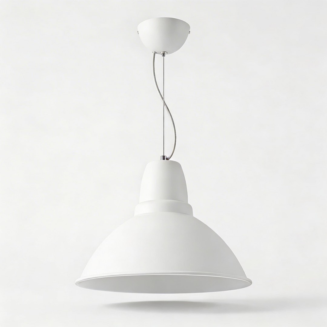 NOWOCZESNA LAMPA WISZĄCA BIAŁA DORS