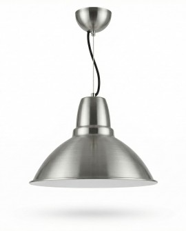 NOWOCZESNA LAMPA WISZĄCA SREBRNA DORS