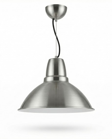 NOWOCZESNA LAMPA WISZĄCA SREBRNA DORS