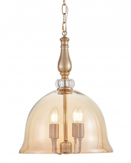 NOWOCZESNA LAMPA WISZĄCA ZŁOTA BOLEO W4 LUMINA DECO