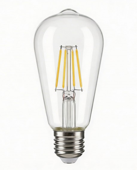 ŻARÓWKA LED EDISON FILAMENT E27/ST64 MOC 4W 4000K