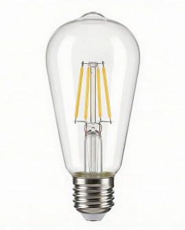ŻARÓWKA LED EDISON FILAMENT E27/ST64 MOC 7W 2700K