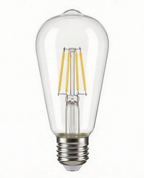 ŻARÓWKA LED EDISON FILAMENT E27/ST64 MOC 7W 2700K