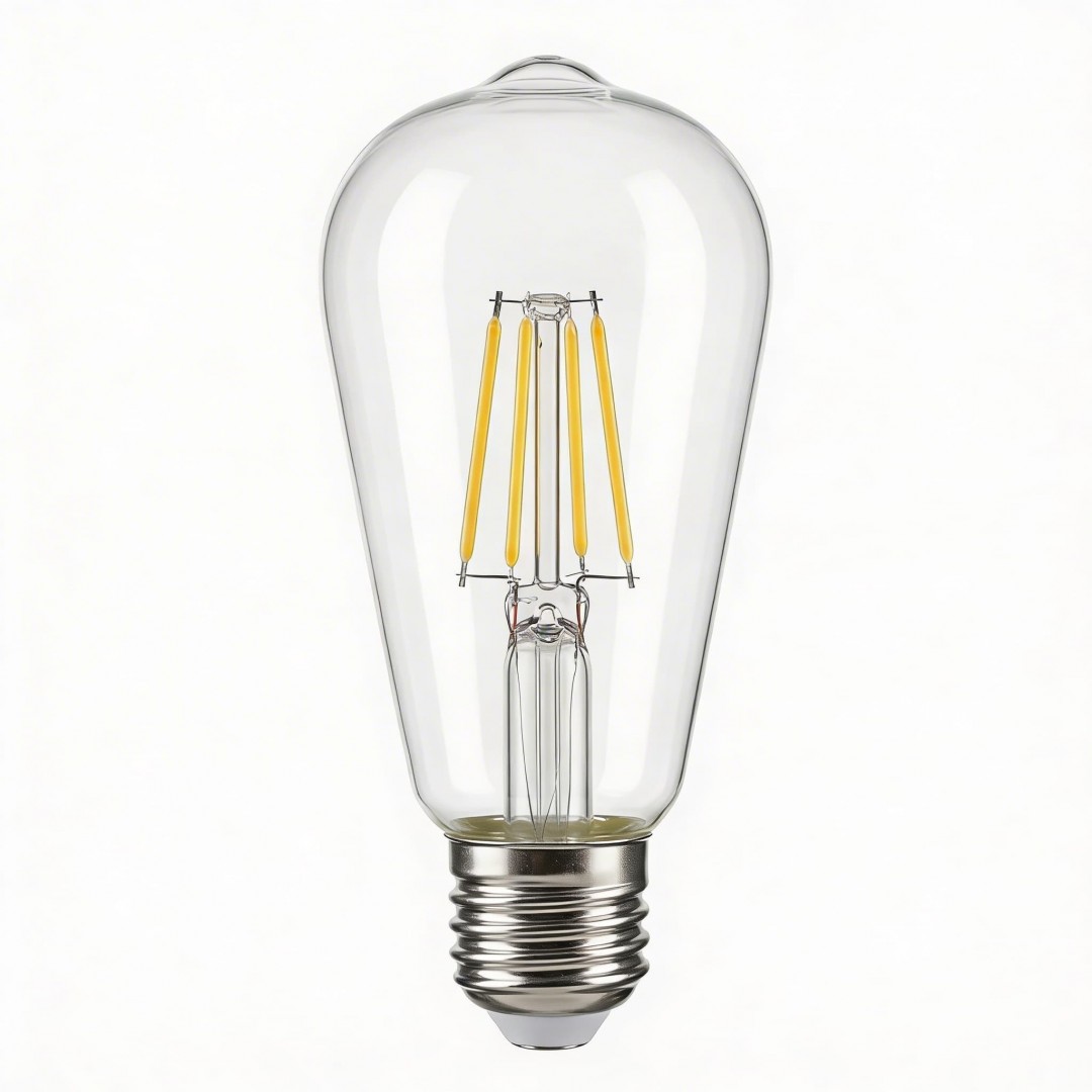 ŻARÓWKA LED EDISON FILAMENT E27/ST64 MOC 7W 4000K