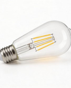 ŻARÓWKA LED EDISON FILAMENT E27/ST64 MOC 7W 2700K