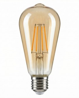 ŻARÓWKA BURSZTYNOWA LED EDISON FILAMENT E27/ST64 MOC 7W 2700K