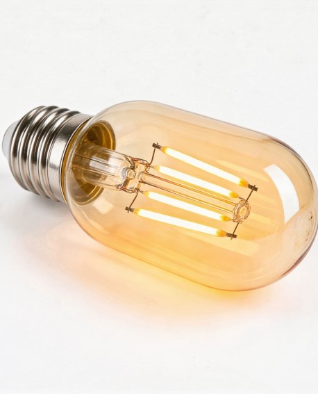 ŻARÓWKA BURSZTYNOWA LED EDISON FILAMENT E27/T45 MOC 4W 2700K
