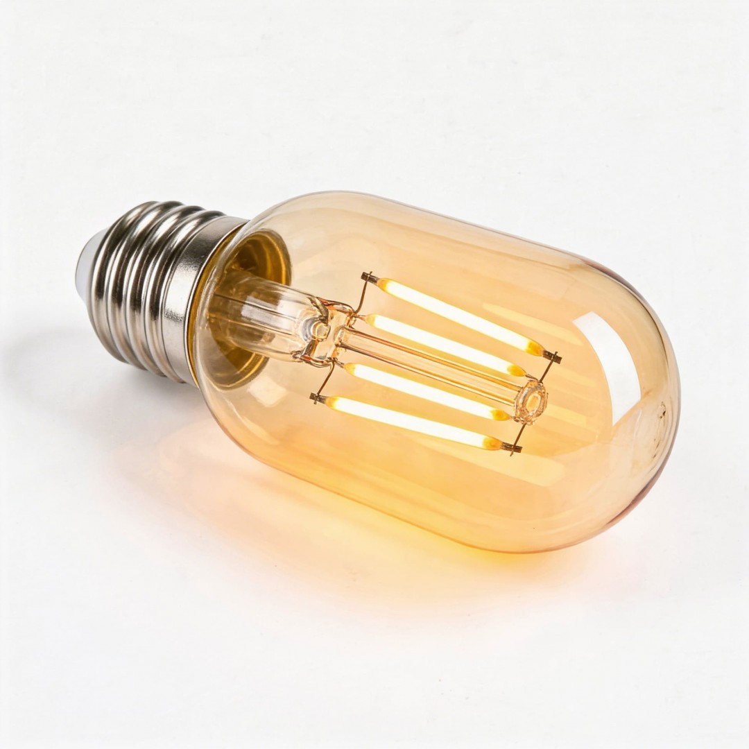 ŻARÓWKA BURSZTYNOWA LED EDISON FILAMENT E27/T45 MOC 4W 2700K