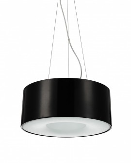 LAMPA WISZĄCA CZARNA GLOBUS