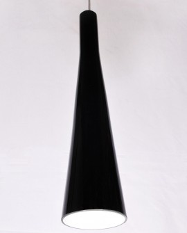 POTRÓJNA NOWOCZESNA LAMPA WISZĄCA CZARNA MORRATE GLOSS W3