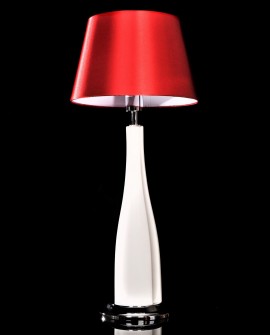 NOWOCZESNA LAMPA NOCNA CZERWONA 2210