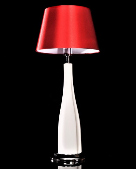 NOWOCZESNA LAMPA NOCNA CZERWONA 2210