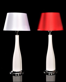 NOWOCZESNA LAMPA NOCNA CZERWONA 2210