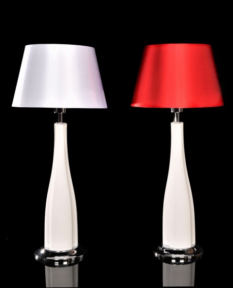 NOWOCZESNA LAMPA NOCNA CZERWONA 2210