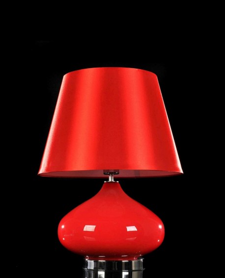 NOWOCZESNA LAMPA NOCNA CZERWONA 3023