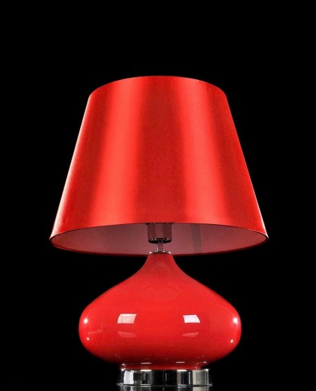 NOWOCZESNA LAMPA NOCNA CZERWONA 3023