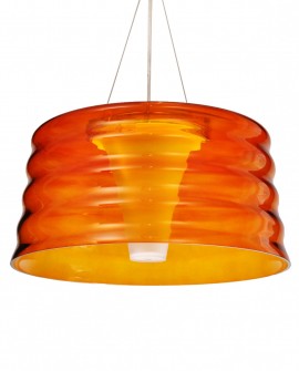 NOWOCZESNA LAMPA WISZĄCA ZŁOTA CAPRISE