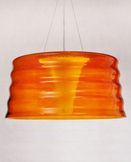 NOWOCZESNA LAMPA WISZĄCA ZŁOTA CAPRISE