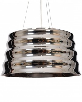 NOWOCZESNA LAMPA WISZĄCA SREBRNA CAPRISE