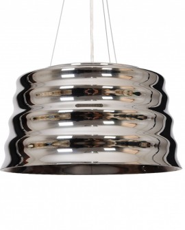 NOWOCZESNA LAMPA WISZĄCA SREBRNA CAPRISE