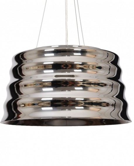 NOWOCZESNA LAMPA WISZĄCA SREBRNA CAPRISE