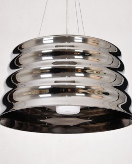 NOWOCZESNA LAMPA WISZĄCA SREBRNA CAPRISE