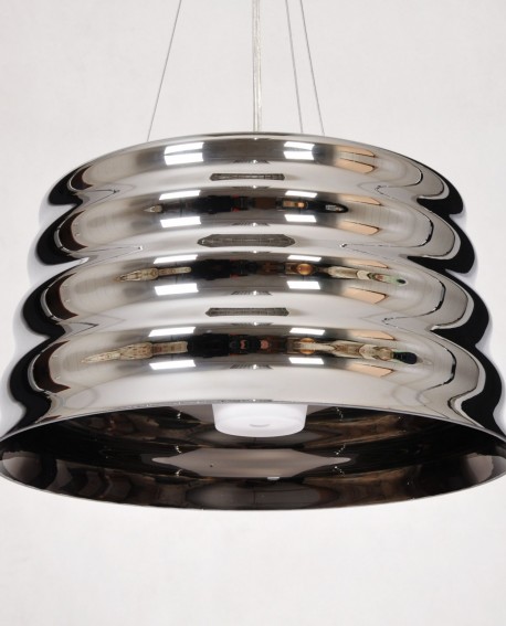 NOWOCZESNA LAMPA WISZĄCA SREBRNA CAPRISE