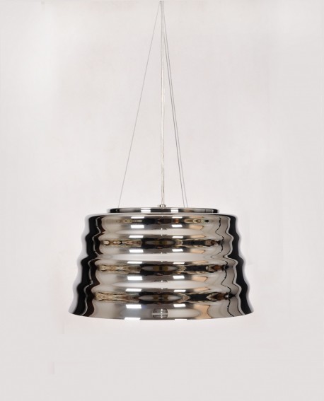 NOWOCZESNA LAMPA WISZĄCA SREBRNA CAPRISE