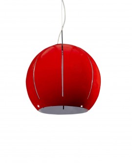 LAMPA WISZĄCA CZERWONA SFERICA