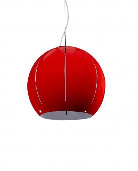 LAMPA WISZĄCA CZERWONA SFERICA