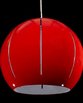 LAMPA WISZĄCA CZERWONA SFERICA