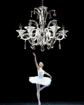 KLASYCZNY ŻYRANDOL KRYSZTAŁOWY 66980 W6