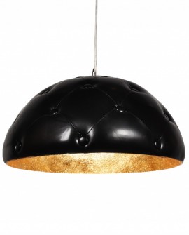 SKÓRZANA LAMPA WISZĄCA CZARNA CHESTERIO