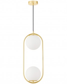 NOWOCZESNA LAMPA WISZĄCA KLASYCZNE ZŁOTO VERO 2B