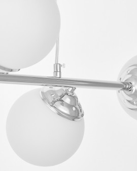 Detal połączenia metalowych i szklanych elementów lampy FINO W4 