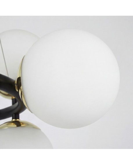 nowoczesny mleczny klosz lampa elegancki wygląd