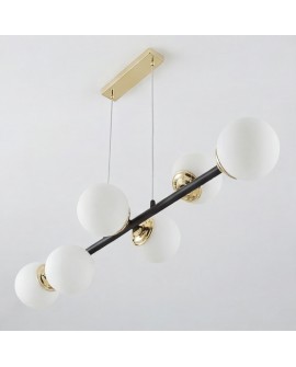 lampa wisząca czarna geometryczna forma nowoczesne oświetlenie wnętrza